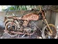 Restoration of Abandoned Honda CD70 Four Stroke Motorcycle | Part 1 Disassembling