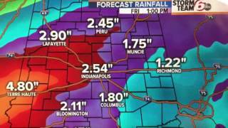 Widespread rain returning.