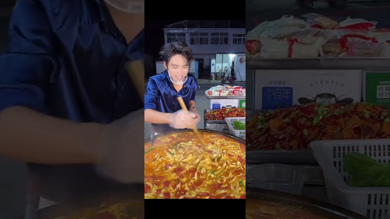 Cook a big pot of noodles and invite the neighbors to eat together.