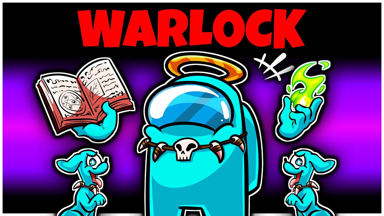 NEW WARLOCK MIND CONTROL ROLE! Among Us (Modded) (ft. Mr Fruit, Datto