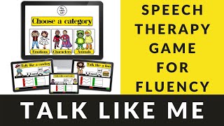 Boom Cards for Stuttering - Speech Therapy - Talk Like Me screenshot 2