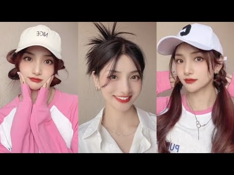 Quick & Easy Korean Style for Girls*Hat Hairstyle+Cute Hairstyle Tutorial