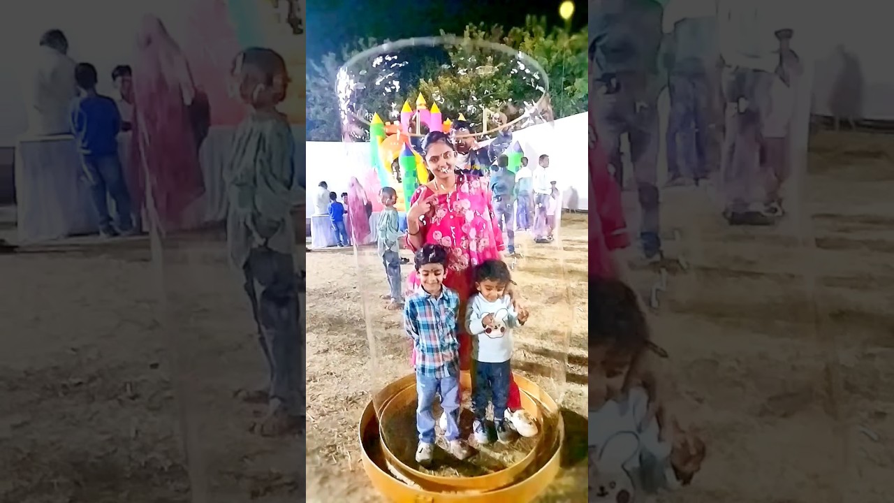 Cute baby enjoying Bubble Shoot🎈super cute reaction