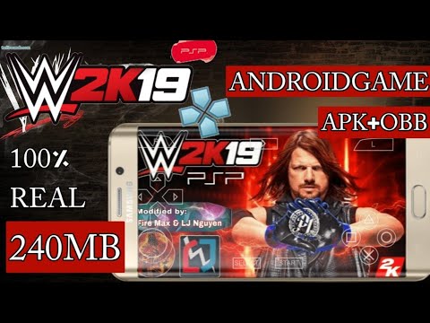 WWE 2k19 Apk PPSSPP File Download For Android (Working) 