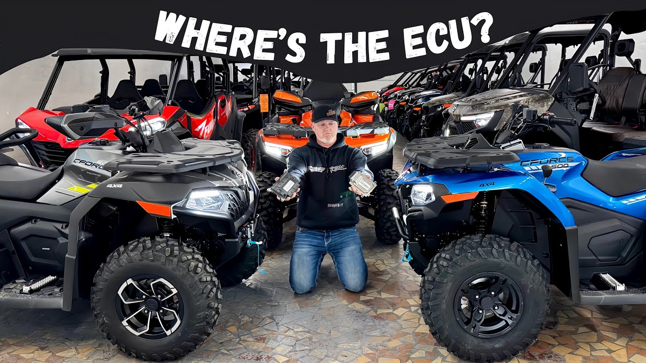 Where is the ECU on my CFMOTO? | UFORCE, CFORCE, & ZFORCE
