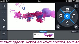 How to make smoke effect intro on android with kine master superb intro on android mofuz cinou intro