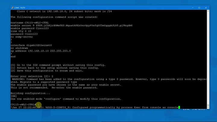 Cisco Catalyst 9100 Series - EWC Day 0 Config