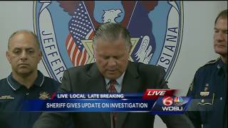 JPSO Sheriff holds late-night news conference on fatal shooting of deputy
