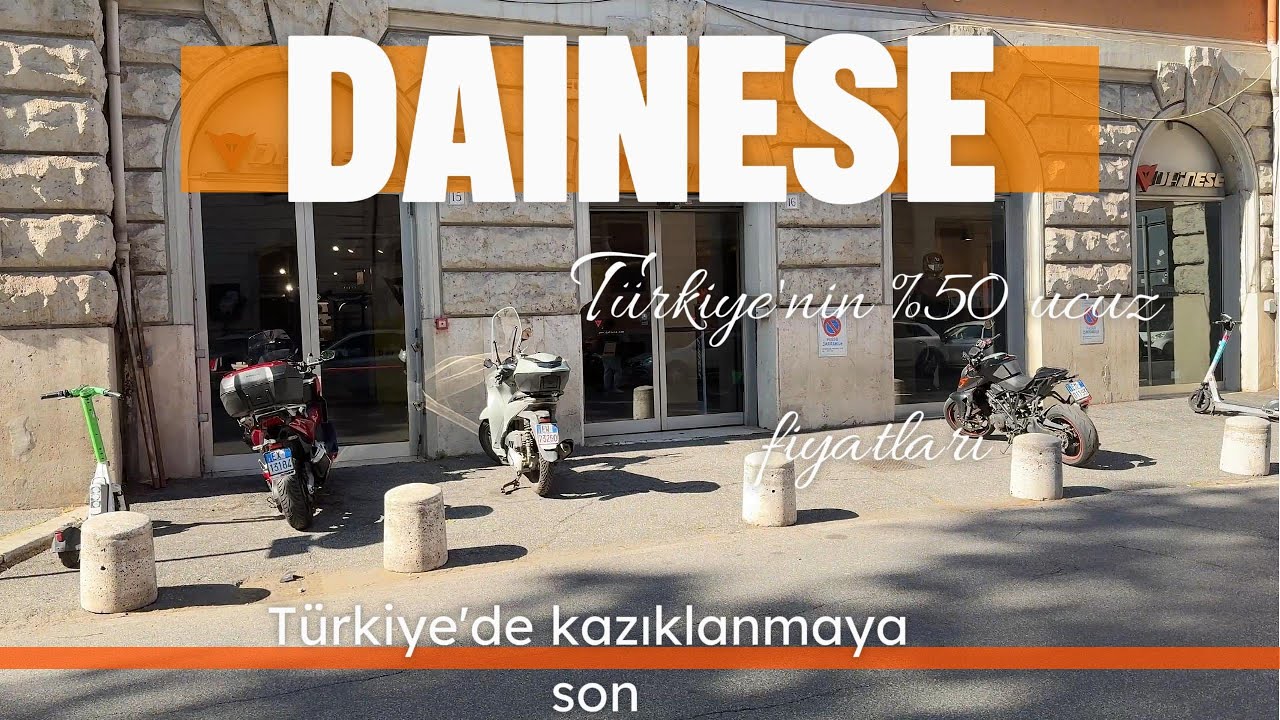 İtalya'da Dainese Mağazasında ŞOKE EDİCİ Fiyatları Buldum!