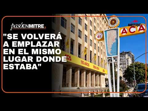 Interview with Oscar Peña, ACA lawyer, following the removal of the totem on Av. del Libertador