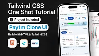 Tailwind CSS Full Tutorial for Beginners + Paytm UI Clone | Complete Frontend Crash Course 2025 screenshot 3