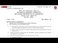 MSC PH CHEMISTRY 1ST SEM ADVANCED ORGANIC CHEMISTRY INCLUDING HETEROCYCLIC CHEMISTRY MAY 2019 | PTU