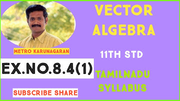 11th Std Maths Ex.8.4(1) Find magnitude of axb if Vectors a and b are given