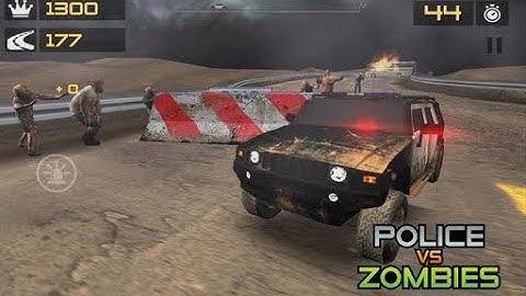 police vs zombies -android gameplay video