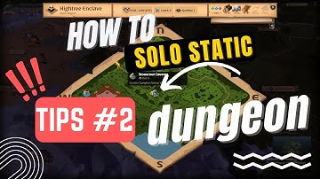 How to solo static dungeon Albion online Beginner Tips #2