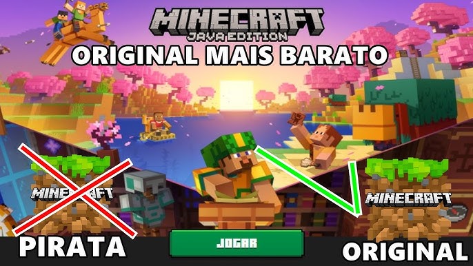 Compre agora o Minecraft Java Edition para PC - Cartão de Ativação Original