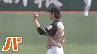 わずか3球で3アウト。武田勝の巧みな投球術