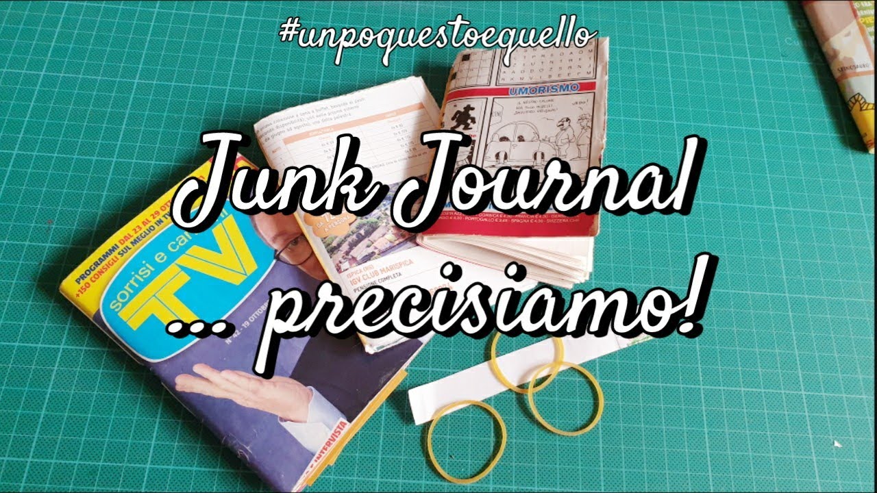 JUNK JOURNAL ma quali? 🤔 #junkjournal #tutorial 