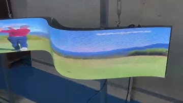 P2 5 flexible led module, soft led displays for creative video shows