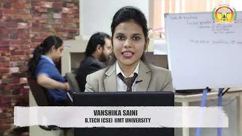 IIMT UNIVERSITY | Vanshika Saini Placed at TCS Ninja