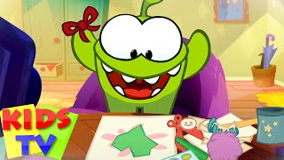 stay at home with om nom learning home activities ideas for quarantine funny cartoon videos