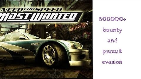 NFS MOST WANTED 2005 BLACK EDITION  CHALLENGE (800000+ bounty and pursuit escape within 6 minutes)😃