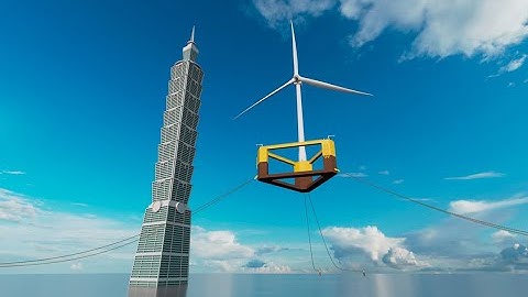 TaidaFloat, a semisubmersible with an all-chain mooring system, for 15MW turbines (2nd video)