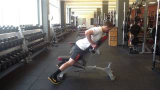Bat Wings on Incline Bench