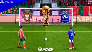 PORTUGAL VS FRANCE | WORLD CUP FINAL 2026 | RONALDO VS MBAPPE | FC 26 PENALTY SHOOTOUT - PS5 screenshot 4