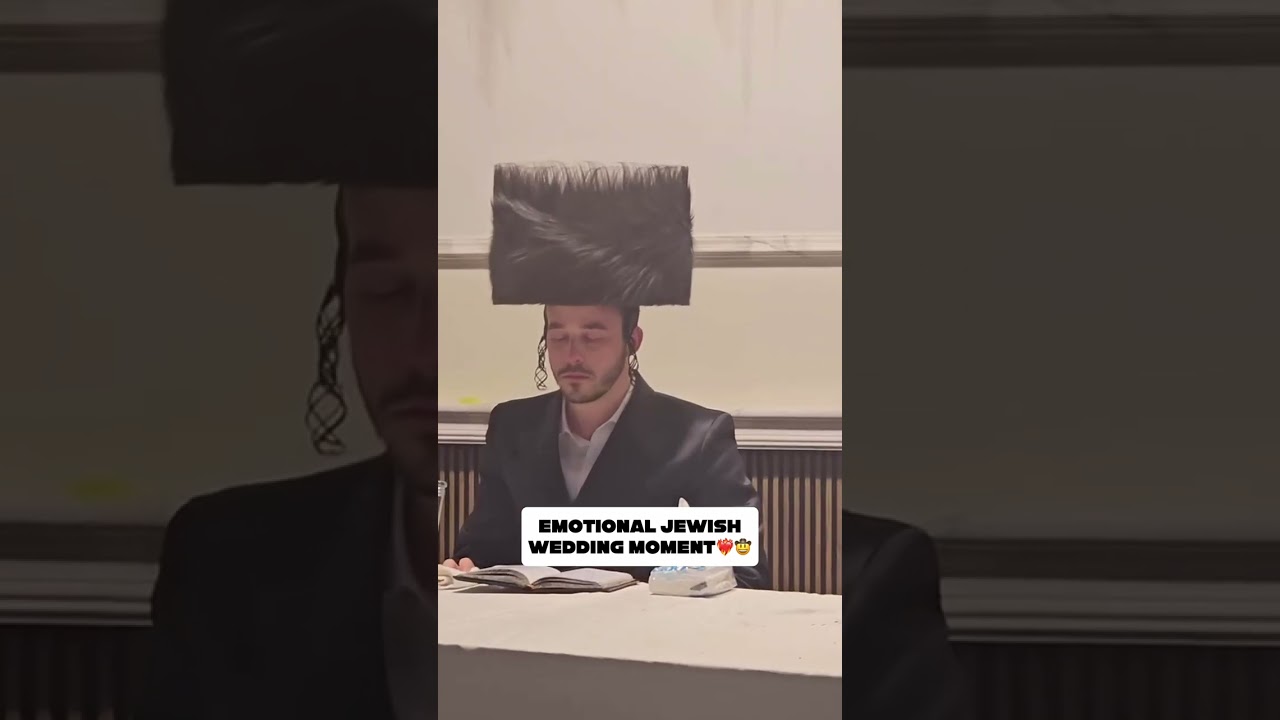 Emotional Jewish wedding moment❤️‍🔥🤠