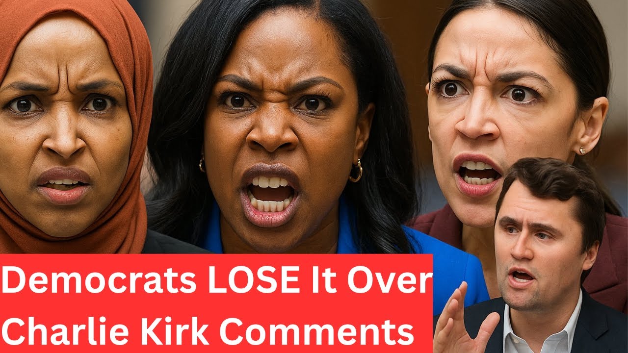 Democrats AOC, Ilhan Omar &Jasmine Crockett MELTDOWN over Charlie Kirk