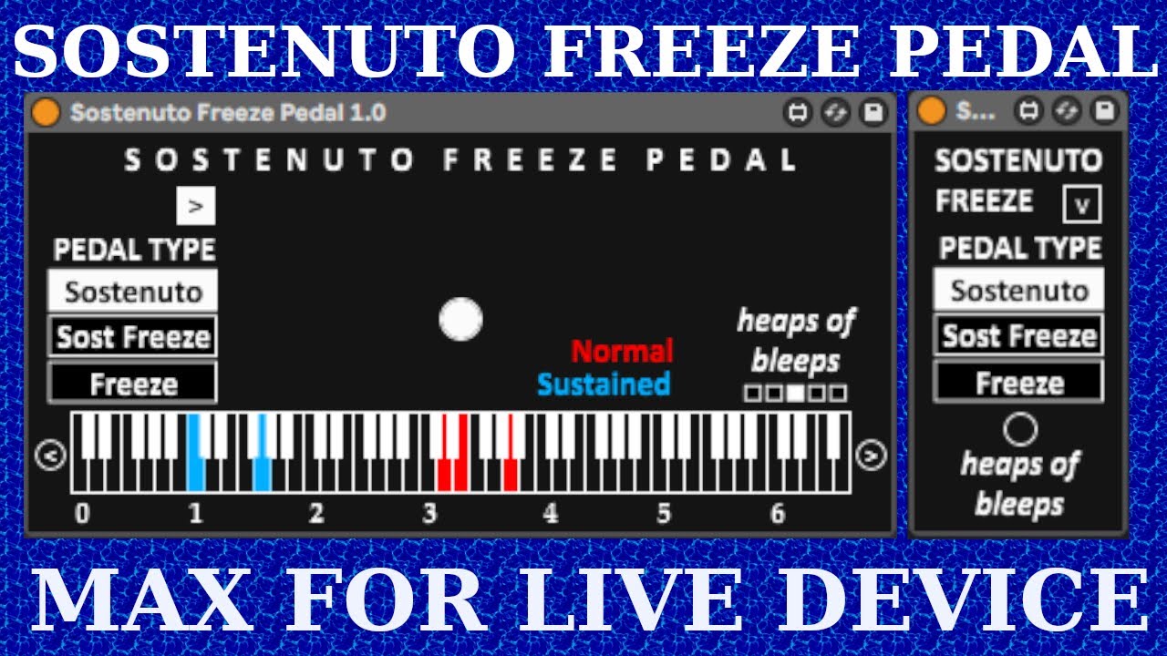 Sostenuto Freeze Pedal: A new Max for Live MIDI device! - YouTube