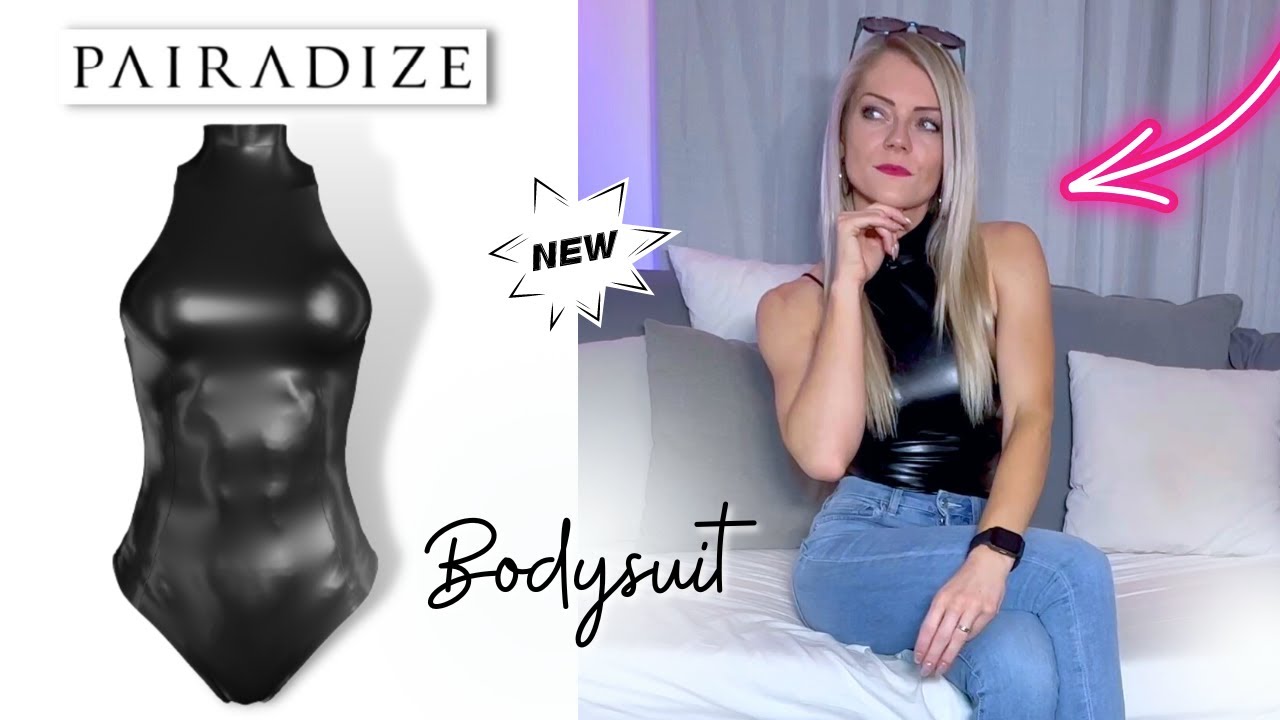 PAIRADIZE FAUX LEATHER BODYSUIT - Honest Review, Styling Idea