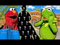 Elmo Surprises Kermit the Frog with his NEW Little Brother!