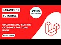 How to Edit & Update Tables Using laravel PUT Method | CRUD OPERATION