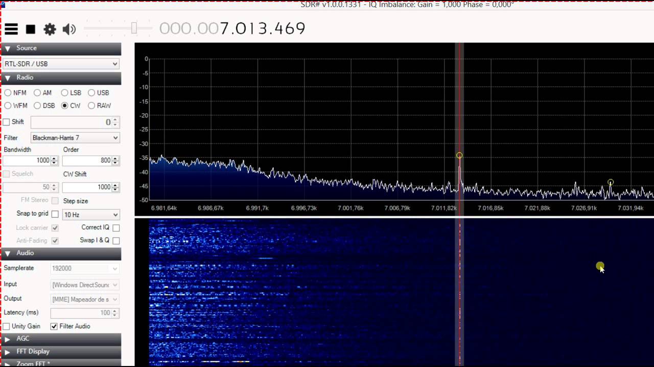 ISDB-T MOD operation at 40M