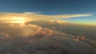 Clouds over the Pacific Ocean