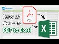 [SAFE & FAST] How to Convert PDF to Editable Excel without Losing Format in 2021