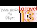 Lesson 10 - Laravel 13 Tutorial: 3 Ways to Pass Data to Views (Compact, With, & Arrays)