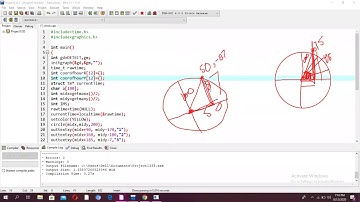How to create Analog Clock in C++ Part II 2020