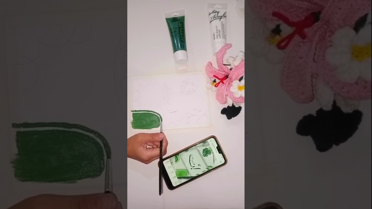إِنَّ اللَّهَ مَعَ الصَّابِرِينَ | Quranic Ayah Calligraphy on Canvas | Arabic Calligraphy #Shorts