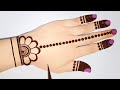 Beautiful jewelry mehndi designs for hands  easy simple mehandi design  stylish mehendi designs
