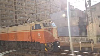 Train 511, departing from Qidu via the coastal line to Xinzuoying, is a Juguang Express train wit...