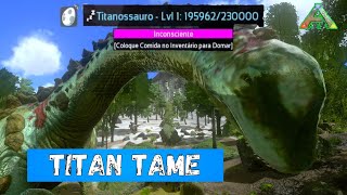 ARK MOBILE TITANOSAUR TAMING (SOLO) | HOW TO TAME TITANOSAUR IN ARK MOBILE -2024