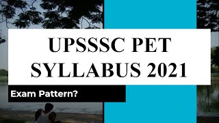 UPSSSC PET Syllabus 2021 in Hindi