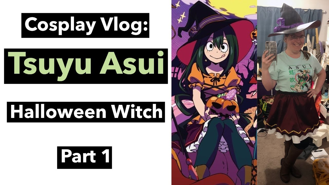 Making of Witch Halloween Tsuyu Asui from My Hero Academia Cosplay | Whimsical Witches | Part 1