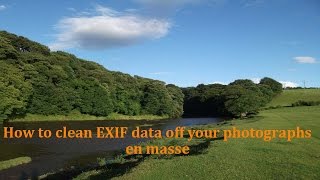 How to clean EXIF data from photographs en masse screenshot 3