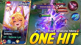 ONE SHOT BUILD🔥 SELENA JUNGLE INSANE DAMAGE & EASY KILLS | MLBB