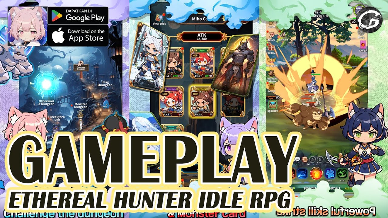 Ethereal Android Ethereal Hunter IDLE RPG Gameplay - Mobile Game (Android/IOS) - YouTube