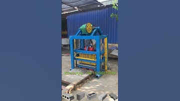 small manual cement concrete hollow block making machine for 4 5 6 8 inch blocks bricks